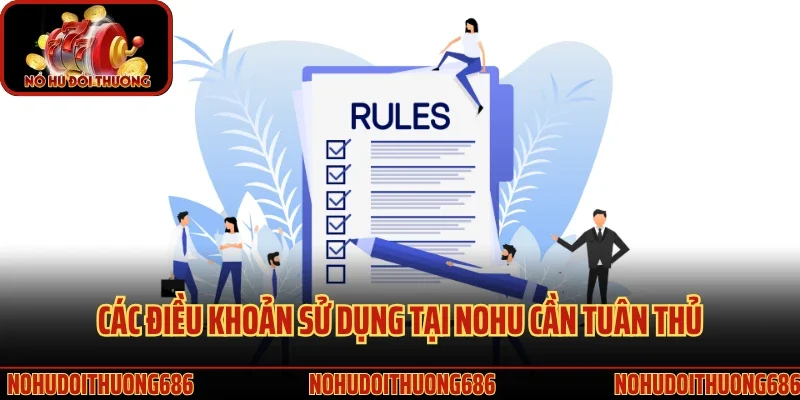 Các điều khoản sử dụng tại Nohu cần tuân thủ